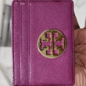 🔹️Tory Burch🔹️ Preloved Purple Card Holder (With Wear)